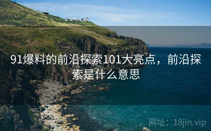 91爆料的前沿探索101大亮点，前沿探索是什么意思