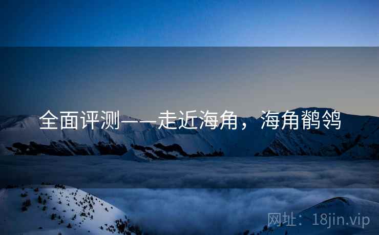 全面评测——走近海角，海角鹡鸰