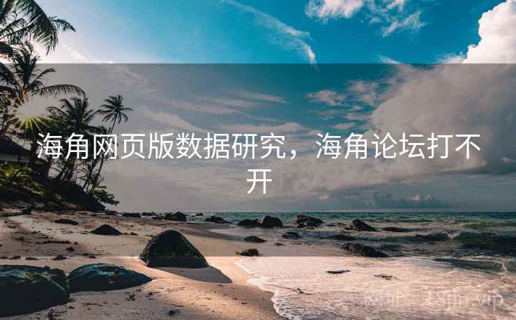海角网页版数据研究，海角论坛打不开